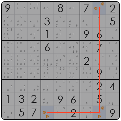 sudoku app with auto candidate mode